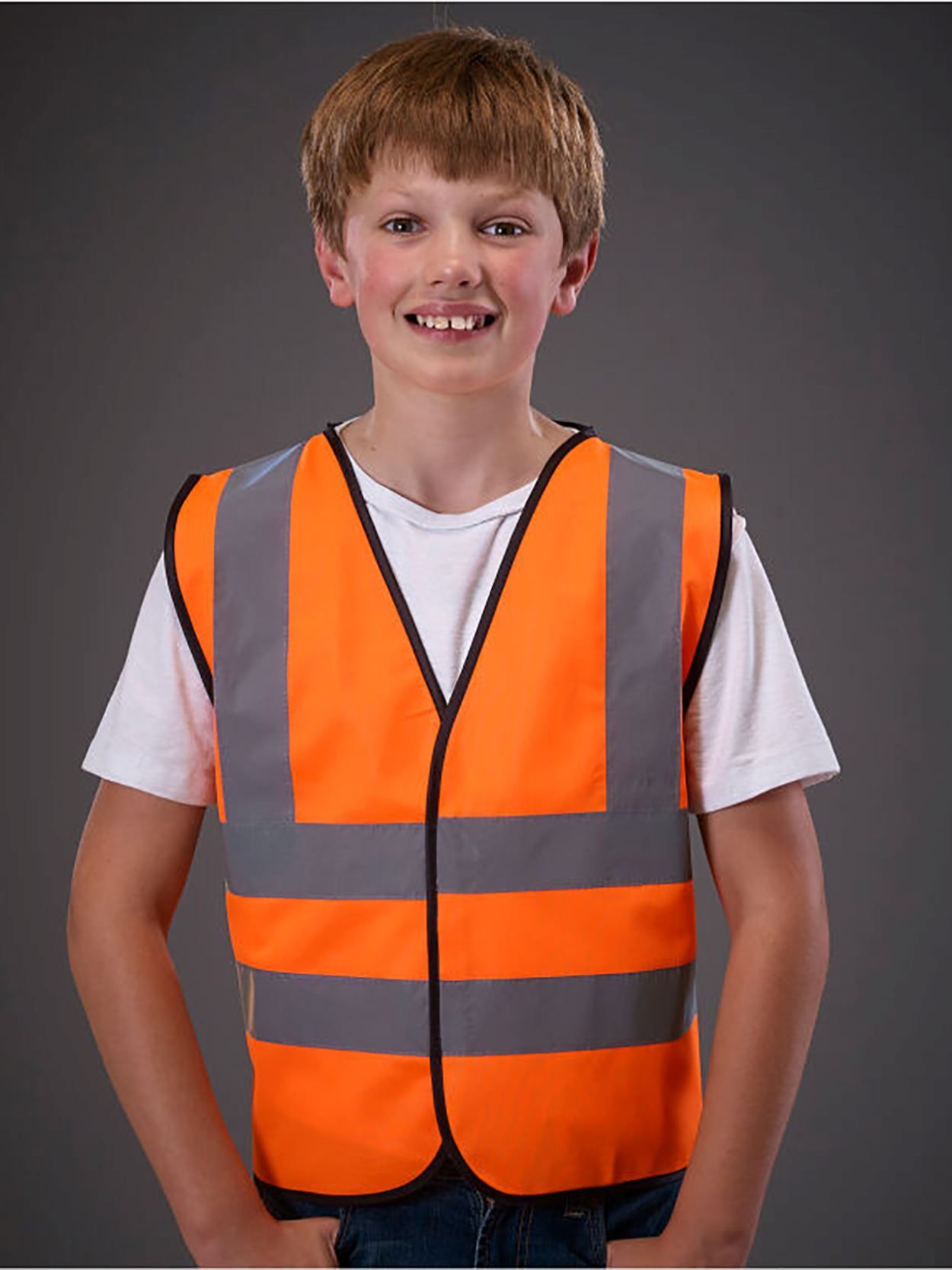 HVW100CH Hi Vis Children's Waistcoat image 1
