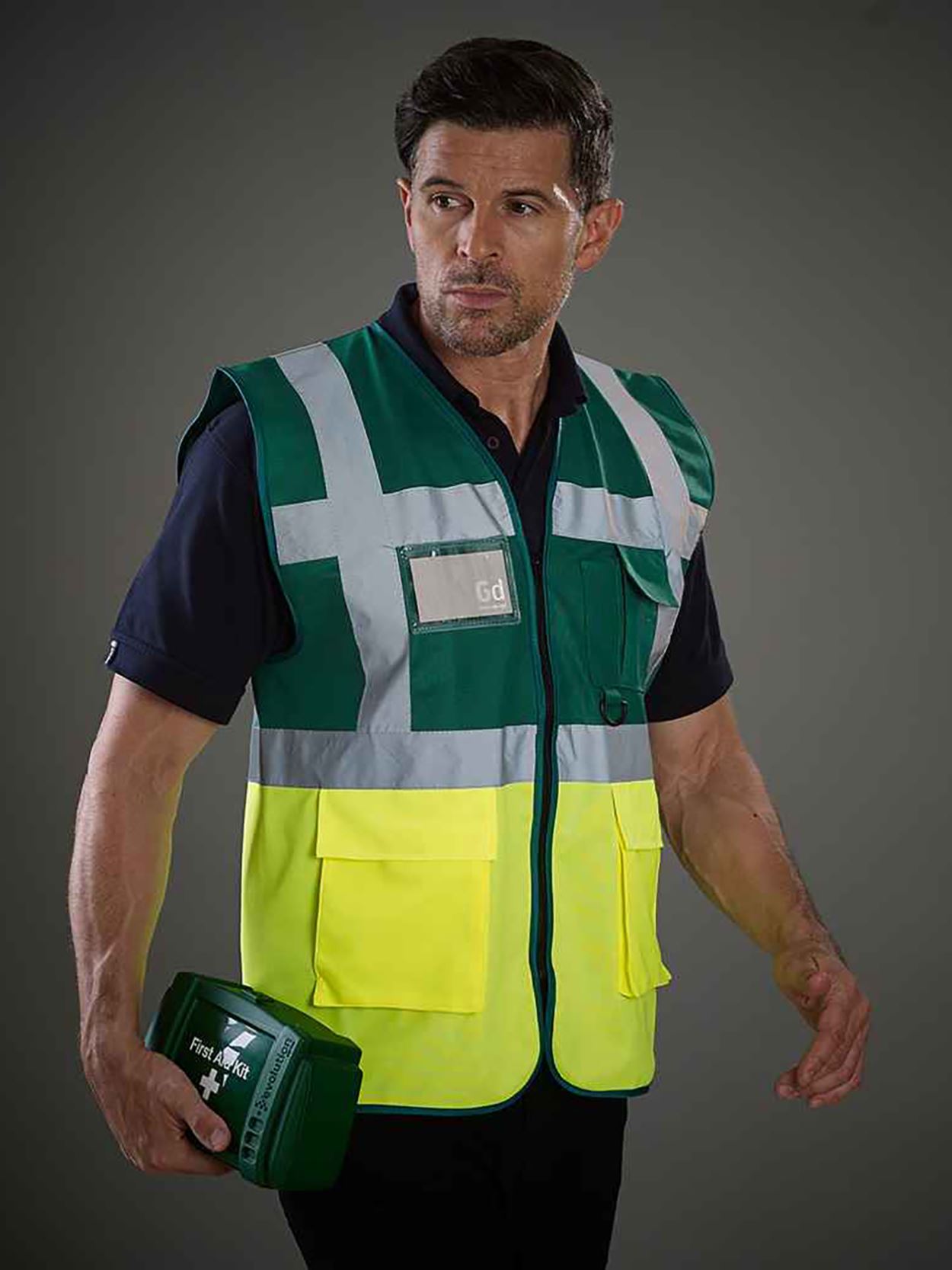 HVW801 Hi Vis Executive Waistcoat image 2
