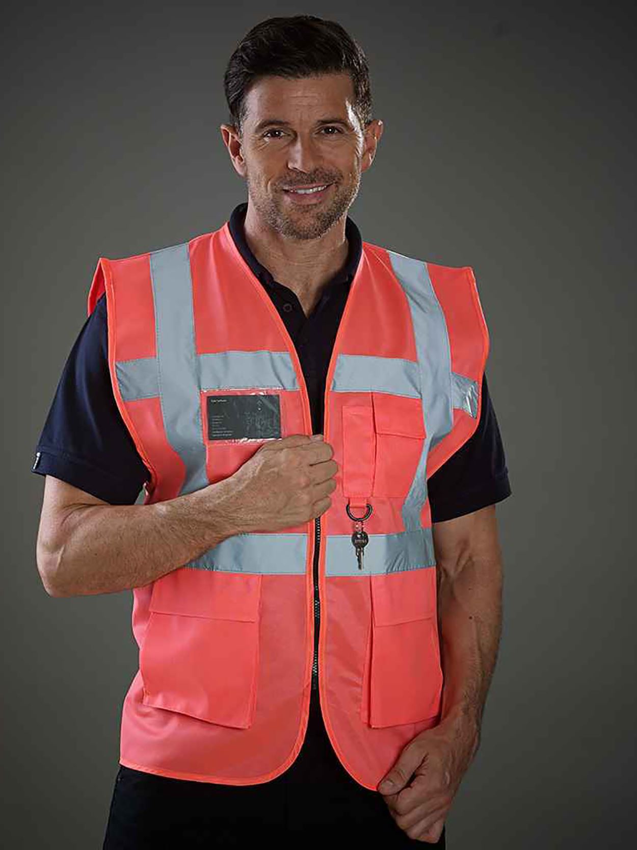 HVW801 Hi Vis Executive Waistcoat image 4