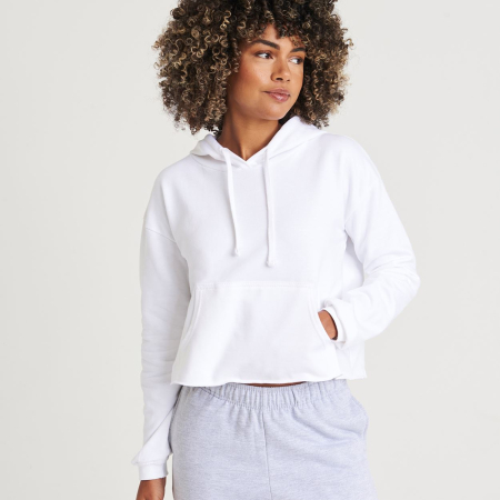 JH016 Girlie Cropped Hoodie image 1