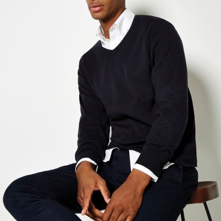KK352 Arundel V Neck Sweater Long Sleeve image 1