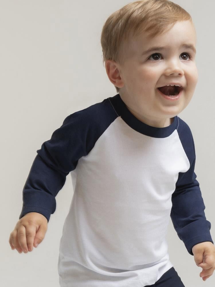 LW025 L/Sleeve Baseball T Shirt image 1