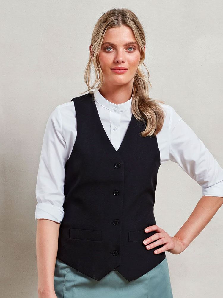 PR623 Women's Lined Polyester Waistcoat image 1