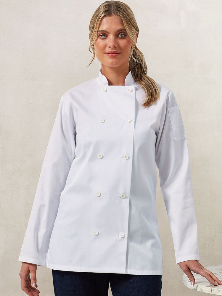 PR671 Women's Long Sleeve Chefs Jacket image 1