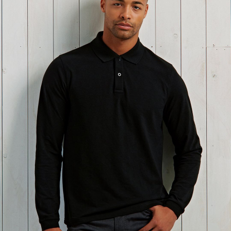 PR997 Essential Unisex Long Sleeve Polo Shirt image 1