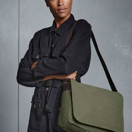 QD610 Vintage Canvas Despatch Bag image 1