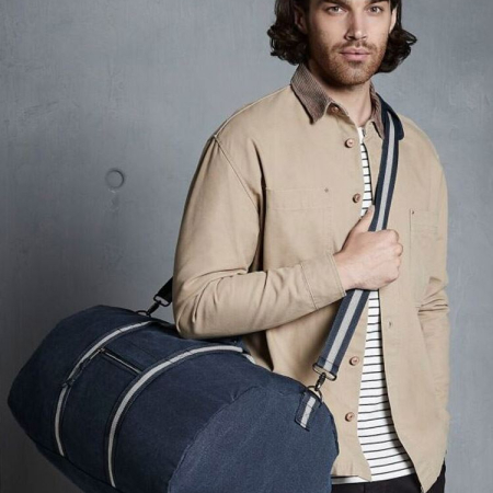 QD613 Vintage Canvas Holdall image 1