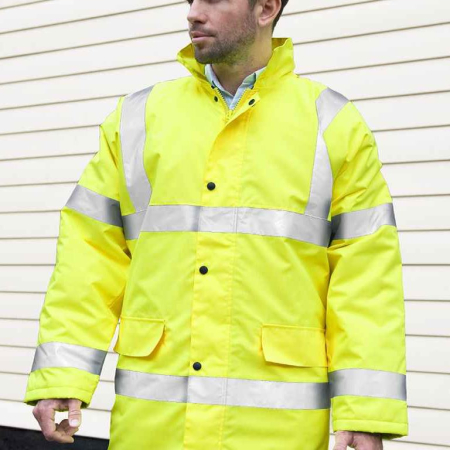 R218 Hi Vis Motorway Coat image 1