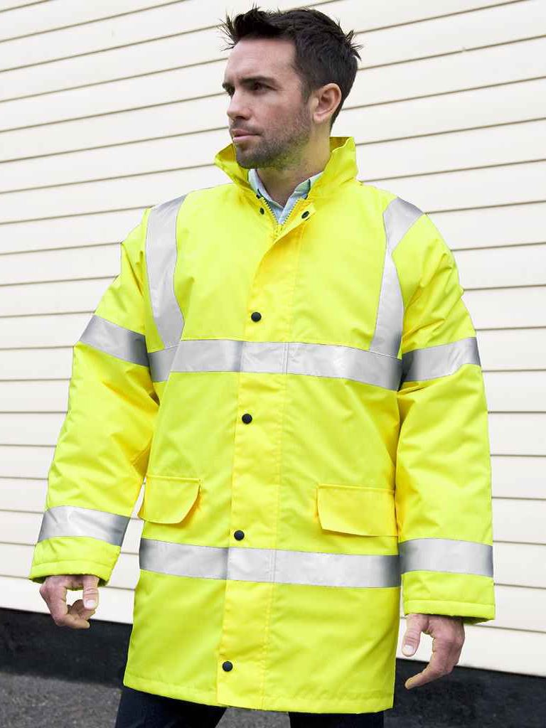 R218 Hi Vis Motorway Coat image 1
