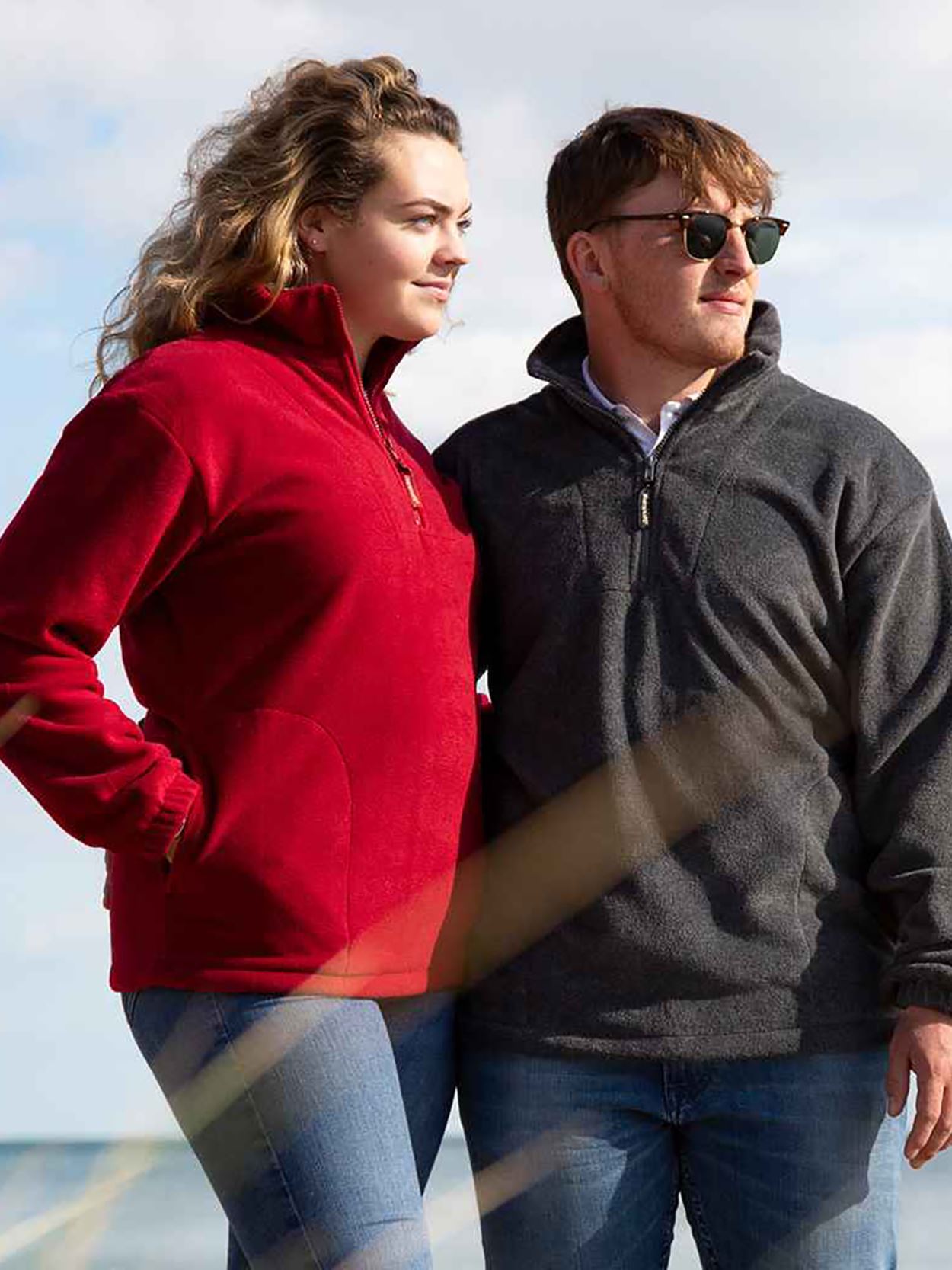R33X Unlined Active 1/4 Zip Fleece Top image 2