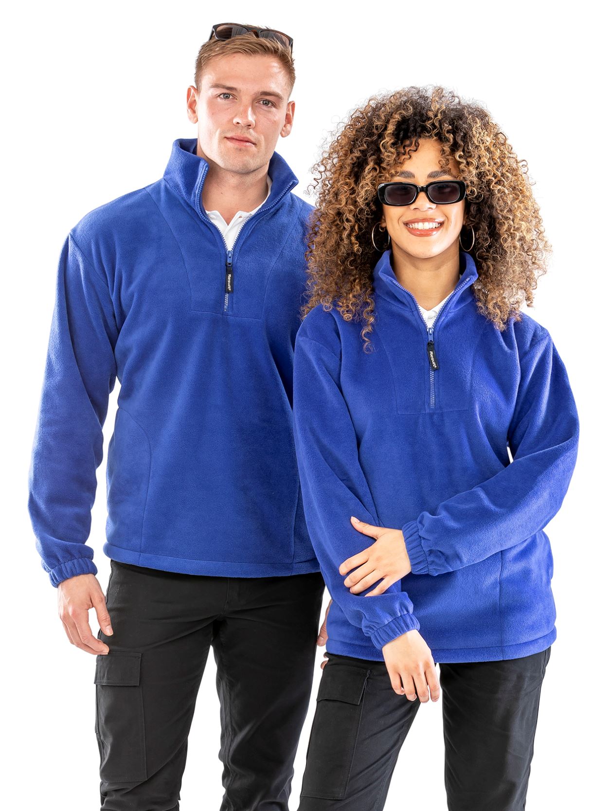 R33X Unlined Active 1/4 Zip Fleece Top image 1