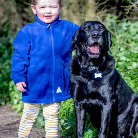 R36B Kids Full Zip Fleece image 1