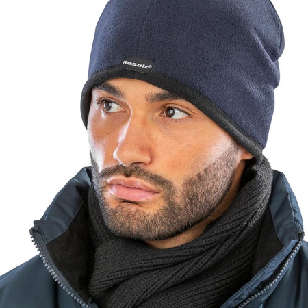 RC142 Reversible microfleece bob hat image 1