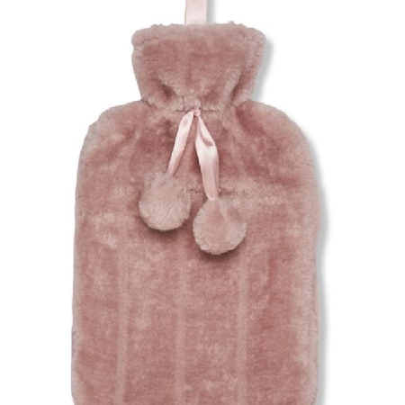RI011 Luxury Classic Faux Fur Hot Water Bottle And Cover image 1