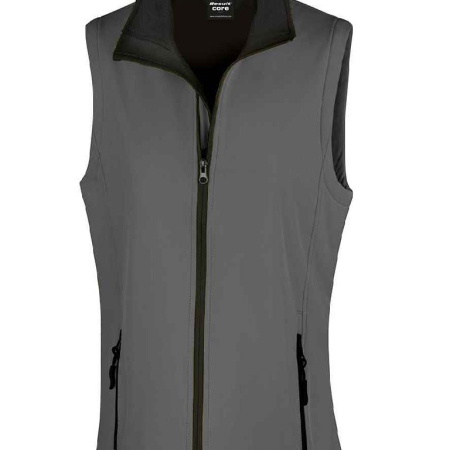 RS232F (R232F) Ladies Printable Soft Shell Bodywarmer image 1