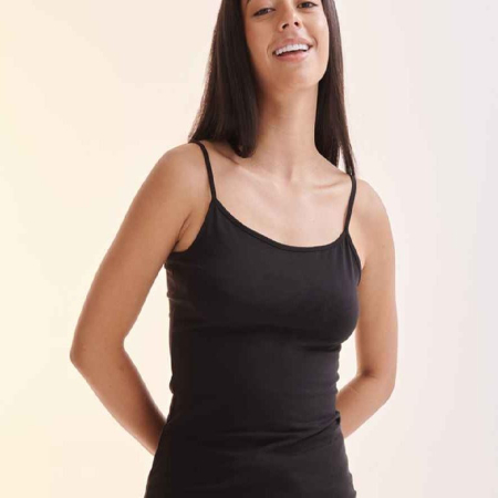 SK126 Ladies Feel Good Stretch Spaghetti Vest image 1