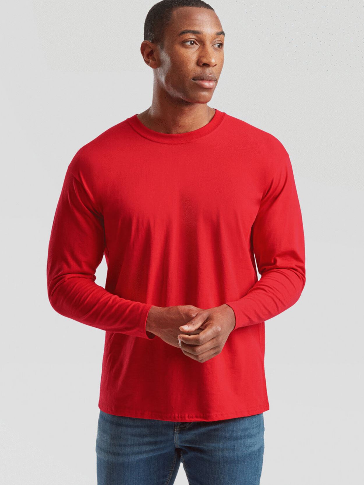 SS19M 61038 SS032 Valueweight Long Sleeve T-Shirt image 4