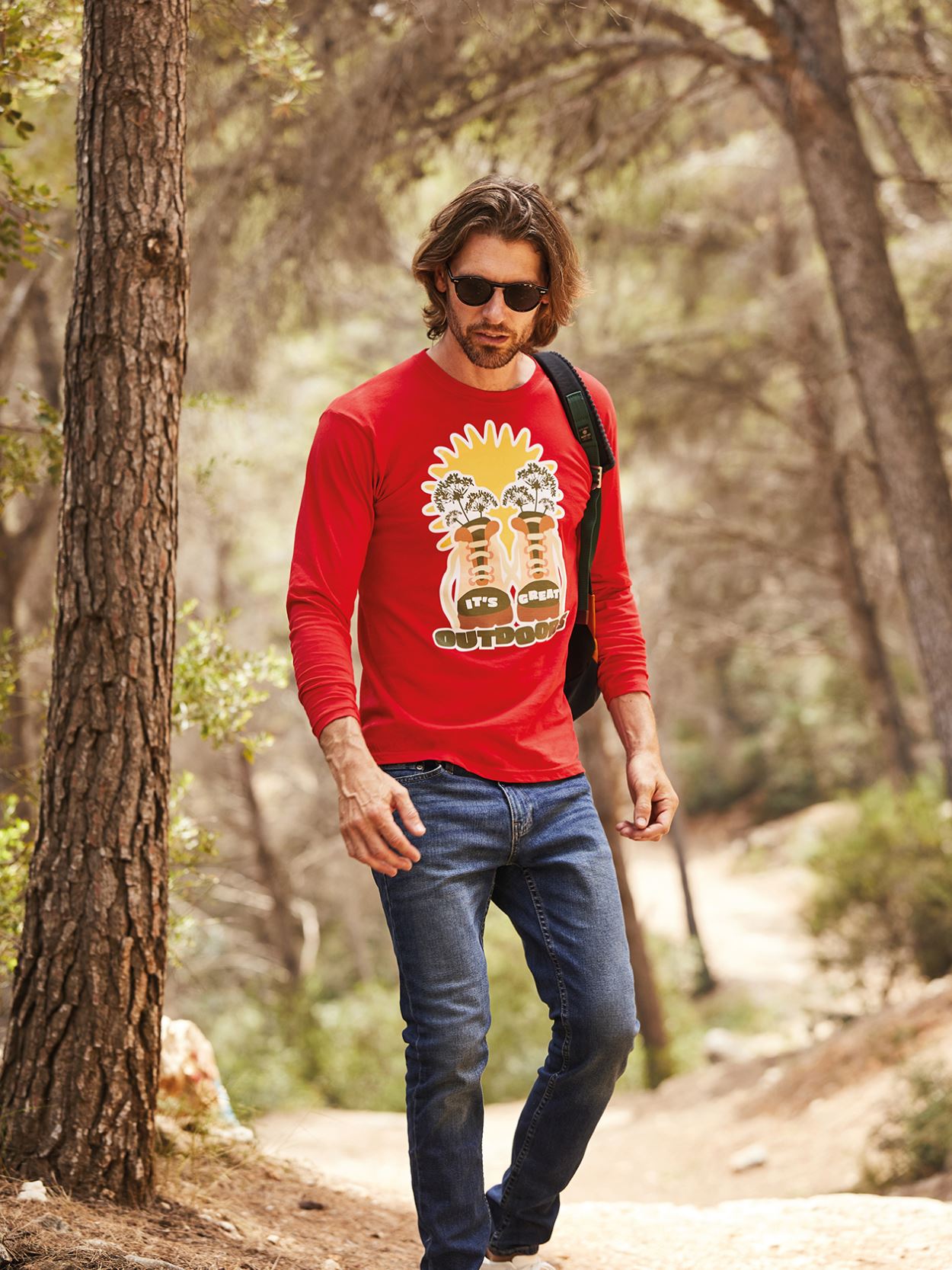 SS19M 61038 SS032 Valueweight Long Sleeve T-Shirt image 1