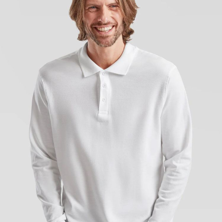 SS37M 63310 Premium Long Sleeve Polo image 1