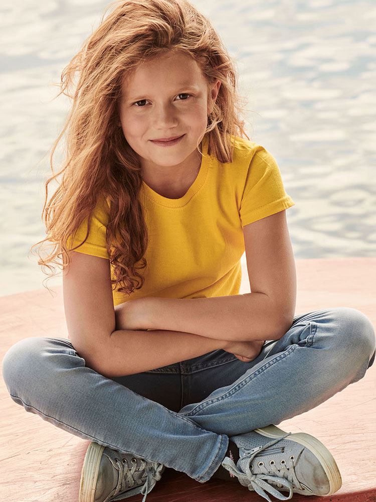 SS79B SS005 Girls Valueweight T image 1