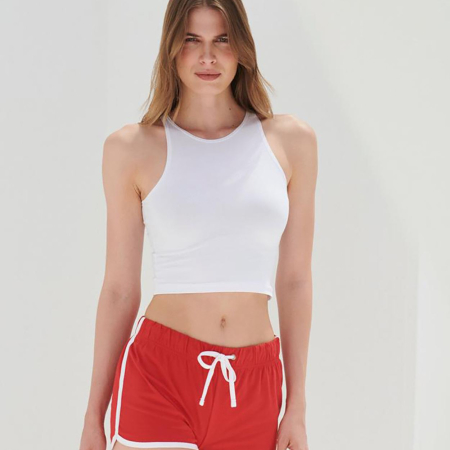 ST69/SK69 SK069 Ladies Retro Fit Shorts image 1
