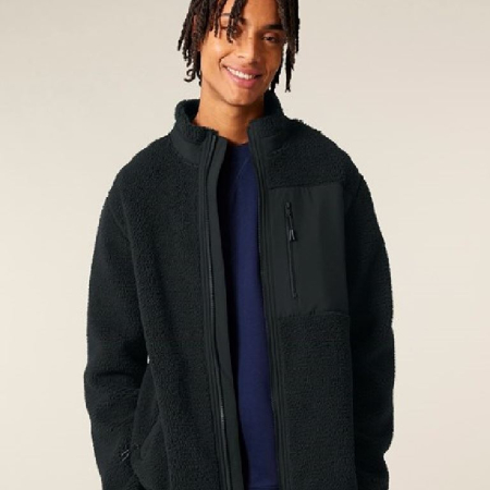 STJU248 The unisex relaxed fit sherpa jacket image 1