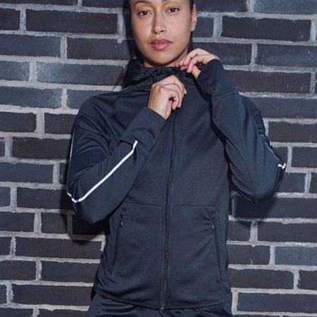 TL551 Women's hoodie with reflective tape image 1