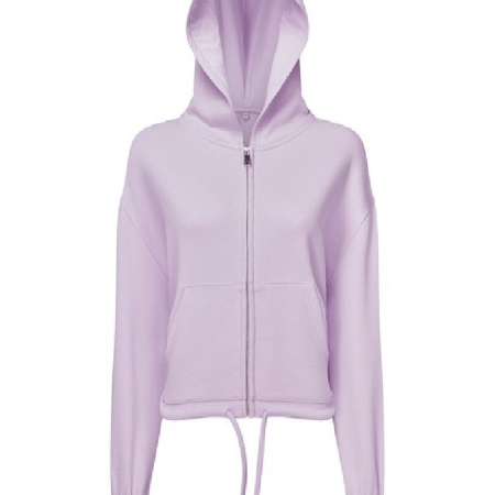 TR601 recycled drawstring full-zip hoodie image 1
