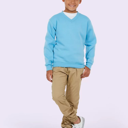 UC206 Children's V Neck Sweatshirt image 1