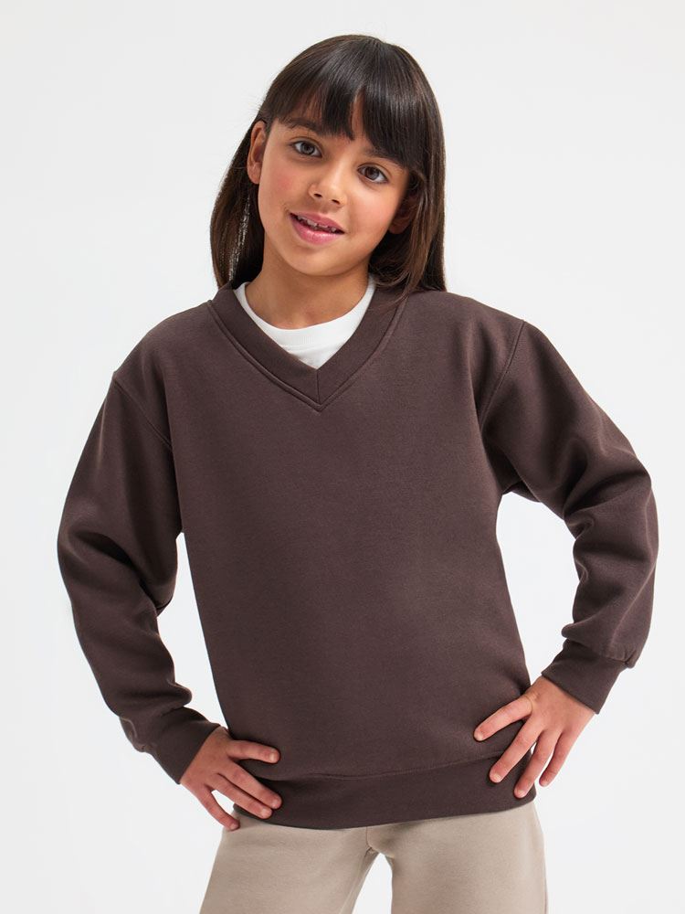 UC206 Children's V Neck Sweatshirt image 2