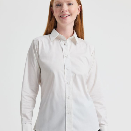 UC703 Ladies Pinpoint Oxford Fill Sleeve Shirt image 1