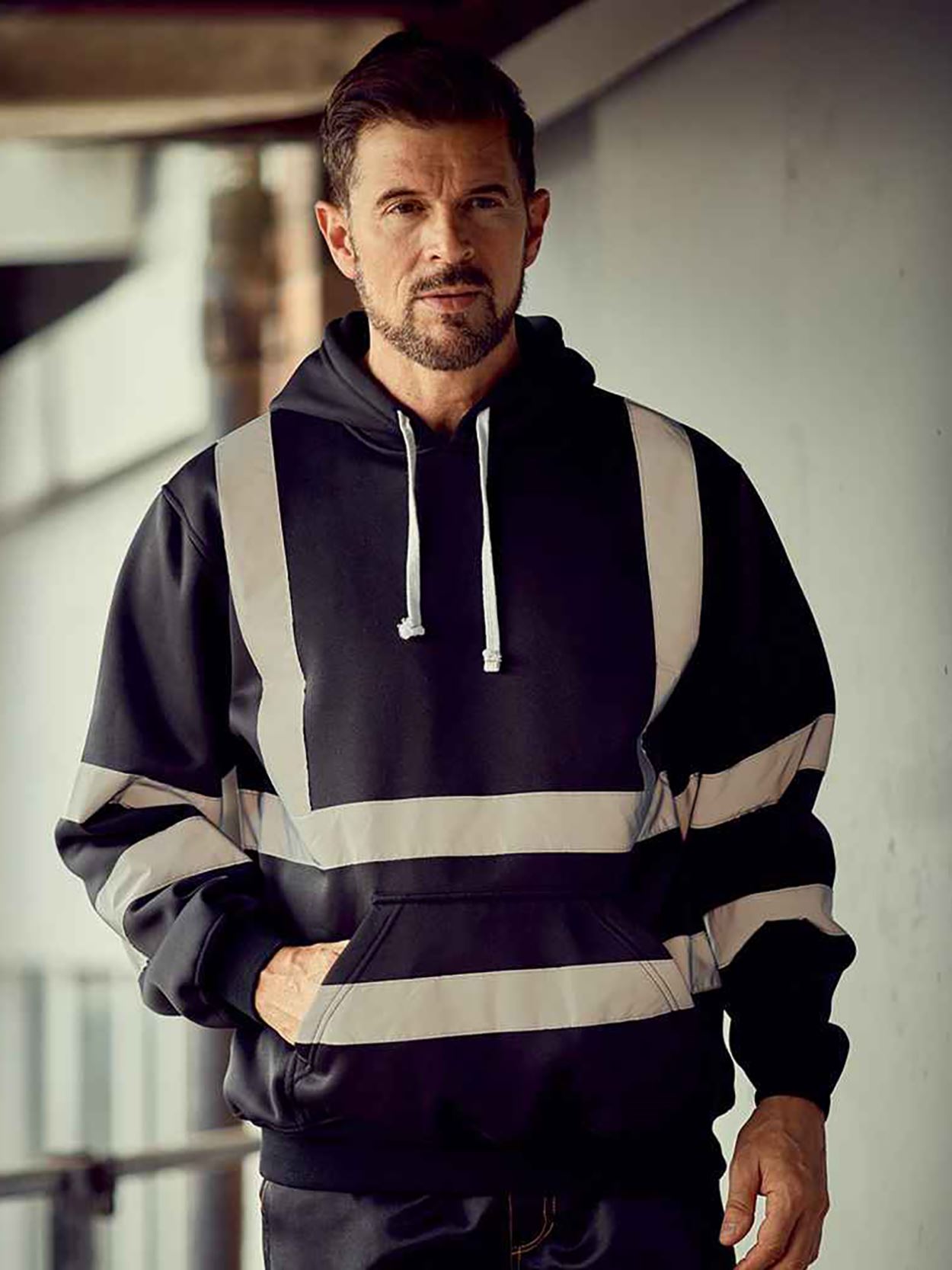 YK031 (HVK05) Yoko Hi Vis Pull Over Hoodie image 2