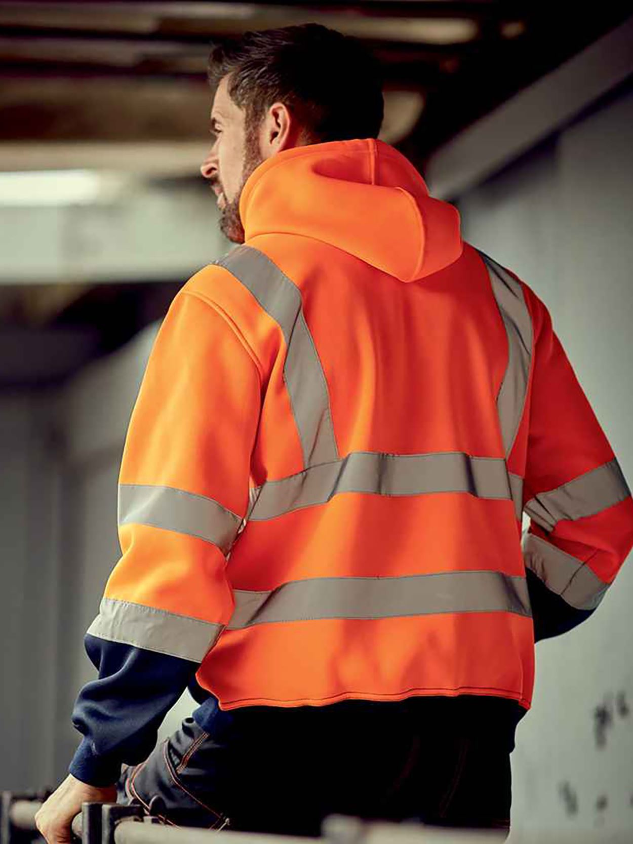 YK031 (HVK05) Yoko Hi Vis Pull Over Hoodie image 3