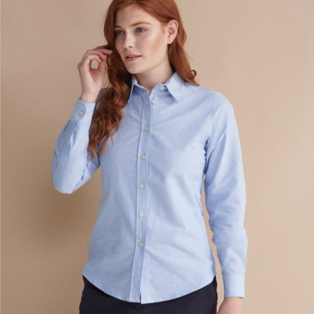 H511 Ladies L/Sleeve Classic Oxford image 1