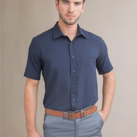 H595 Mens Wicking Anti Bac S/S Shir image 1