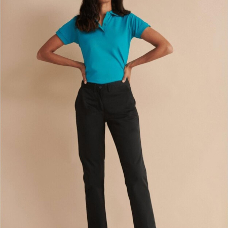 H641 Ladies 65/35 Flat Front Chino image 1