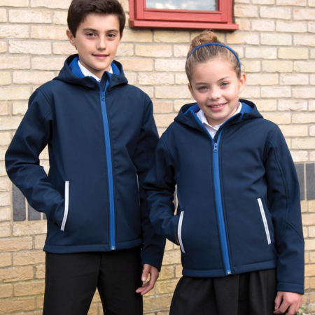 R224JY Junior TX Performance Hooded Softshell image 1