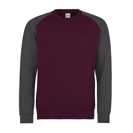 JH033 Just Hoods AWD Baseball Sweat image 1