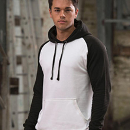 JH009 Just Hoods Baseball Hoodie image 1