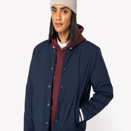 NS618 Unisex Varsity Padded Jacket image 1