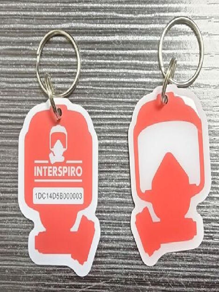 Respirator RFID Tags Respirator shaped RFID Tags image 1
