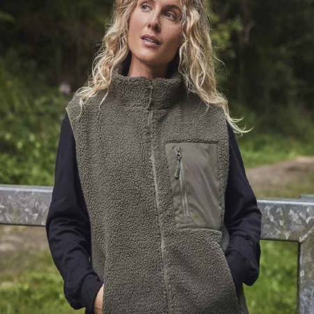 RV302 Unisex Borg Fleece Gilet image 1
