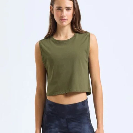 TR119 Organic crop tank image 1