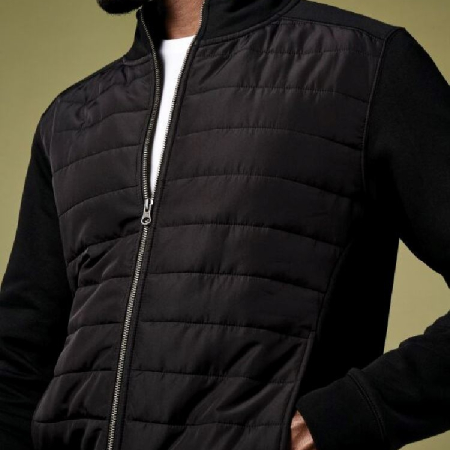 KK331 Quilted Full Zip Sweatshirt image 1