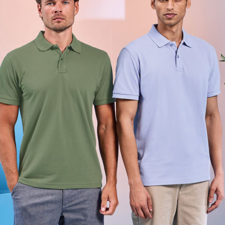 AQ010 Mens Classic Fit Cotton Polo image 1