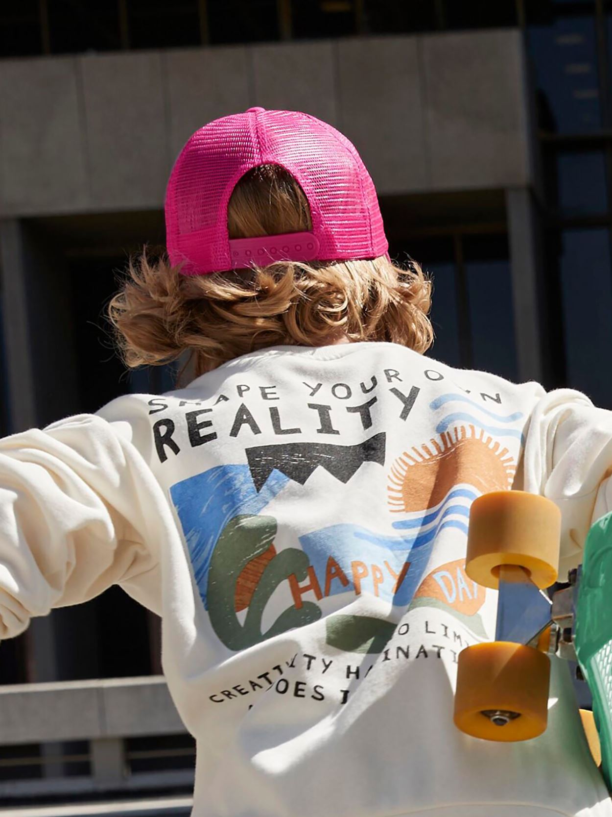 B645B Kids Vintage Snapback Trucker image 4