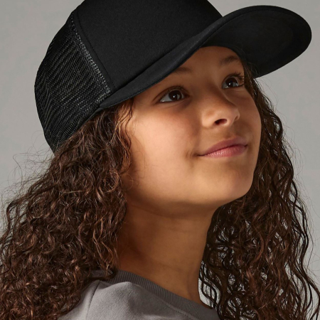 B645B Kids Vintage Snapback Trucker image 1