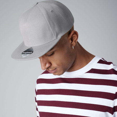 B660 Flat Peak Snapback Cap image 1