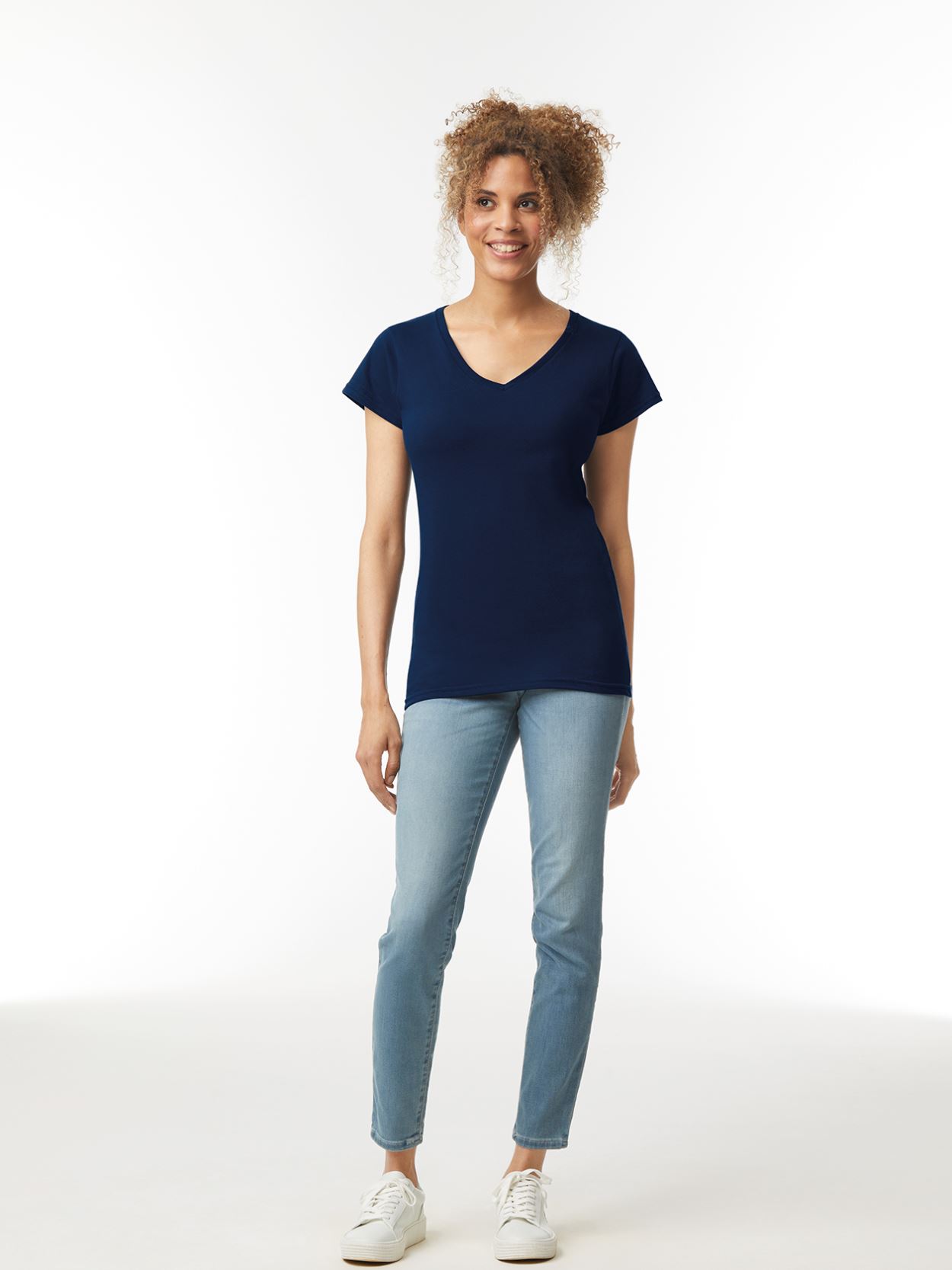 GD78 64V00L Ladies V-Neck T-Shirt image 3