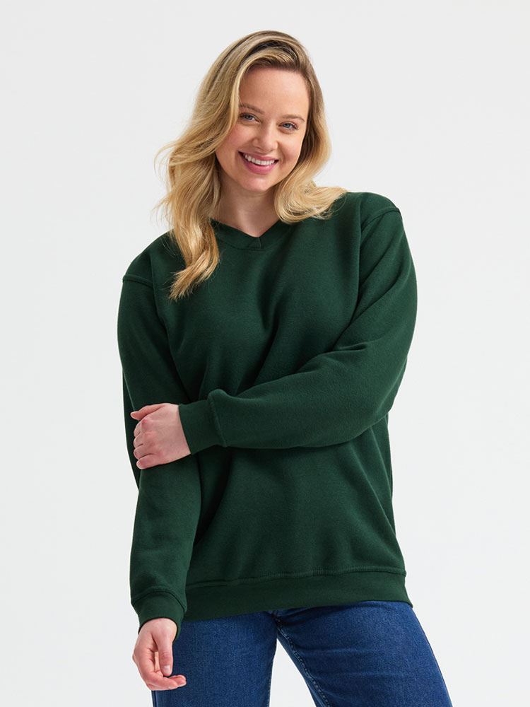 UC204 Premium V Neck Sweatshirt image 2
